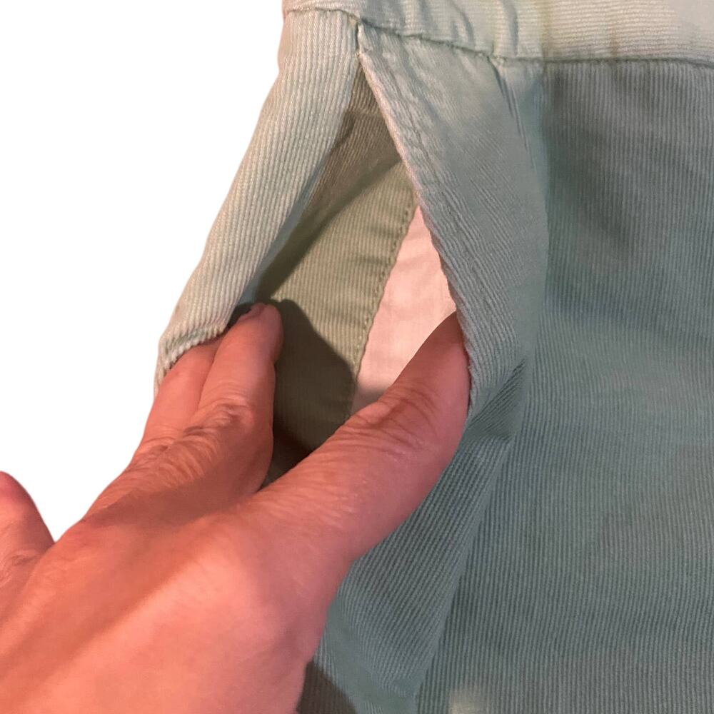 Vineyard Vines Mint Green Cotton Blend Casual Chino Pants Women Sz 0 - Picture 8 of 10